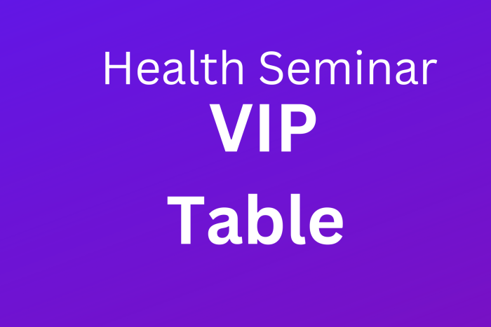 Hereford HS VIP Table